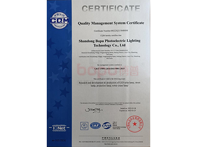 Management system certification